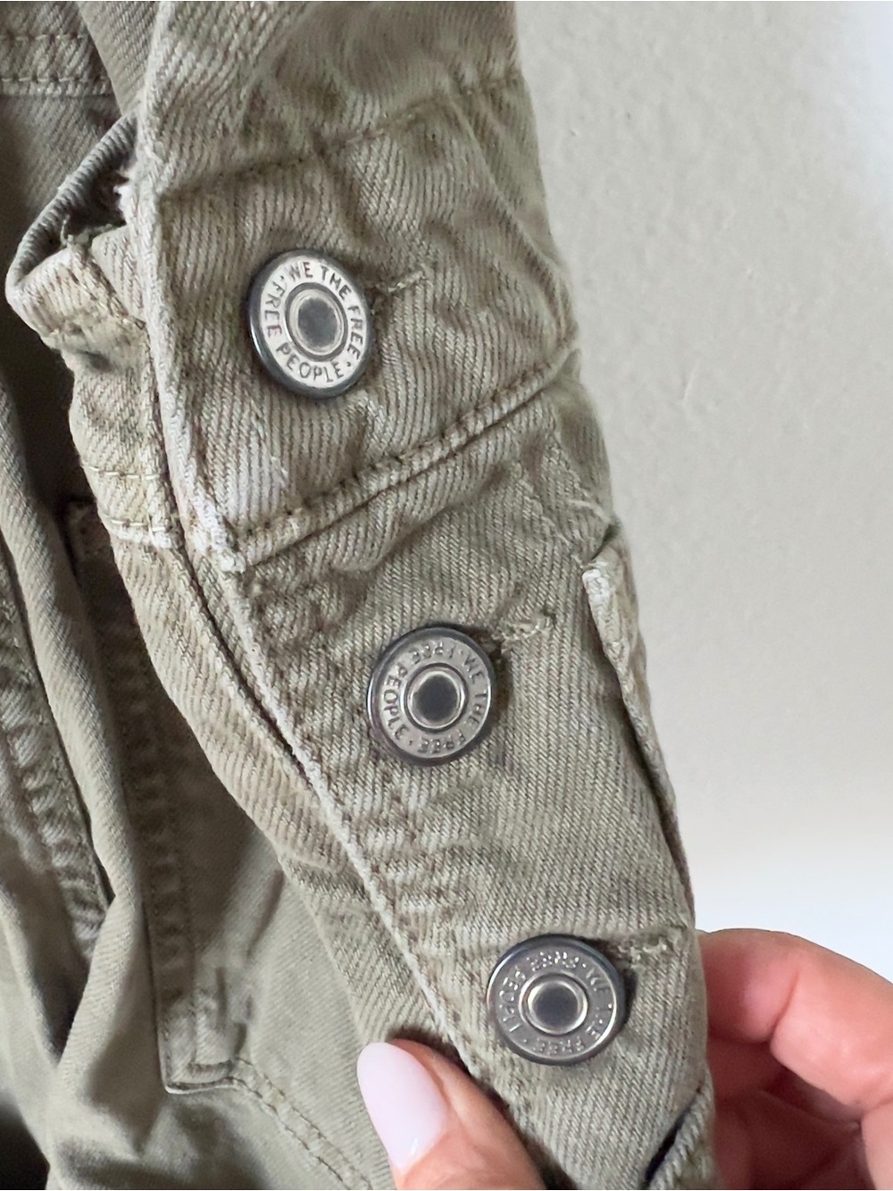 Free People We The Free Ziggy Soft Shortalls Overalls in Olive Green - Picture 7 of 9